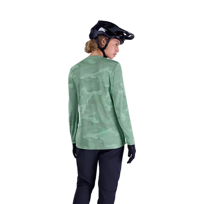 Fox Racing Womens Ranger Tru Dri Long Sleeve Jersey Special Edition Pine