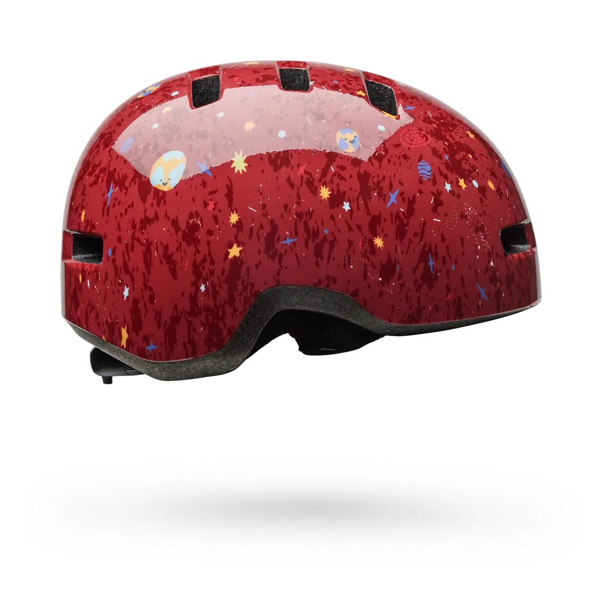 Bell Lil Ripper Kids/Toddlers Cycling Helmet Planets Dark Red