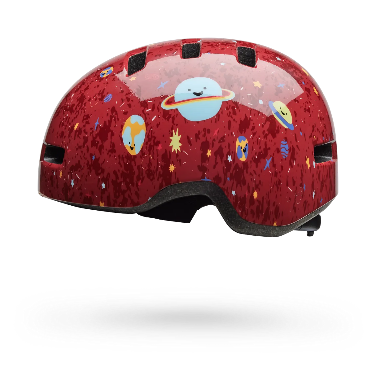 Bell Lil Ripper Kids/Toddlers Cycling Helmet Planets Dark Red