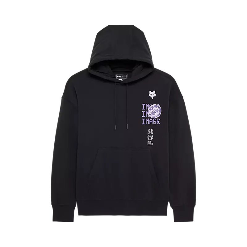 Fox Racing Image Phantom Oversized Pullover Hoodie Black