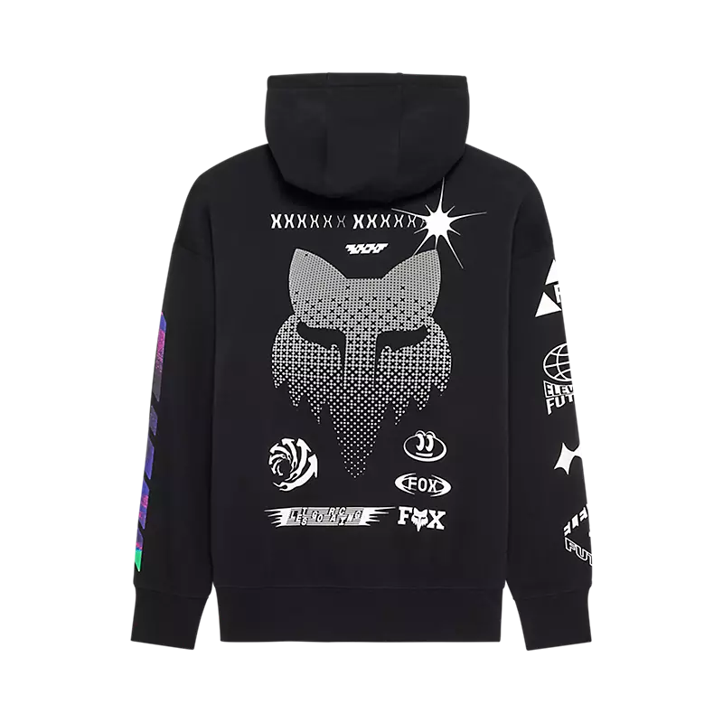 Fox Racing Image Cosmo Oversized Pullover Hoodie Black