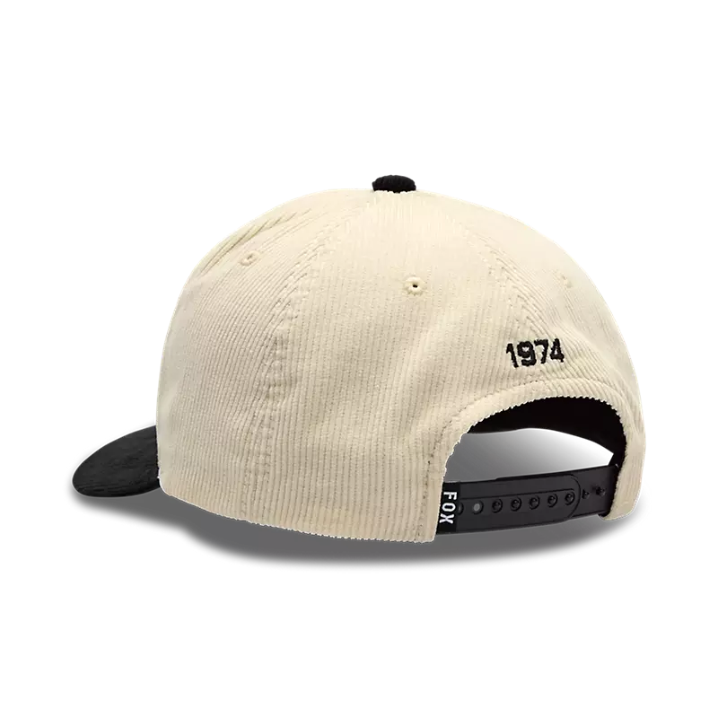 Fox Racing Circa 74 Corduroy Snapback Hat Off White