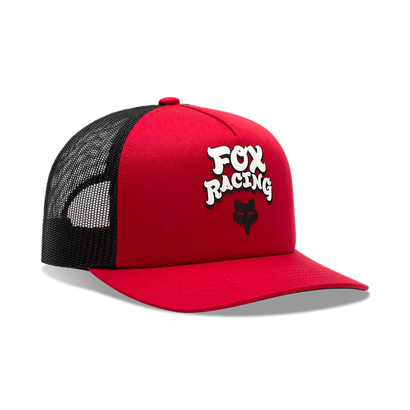 Fox Racing Racewear Mesh Trucker Hat Flame Red