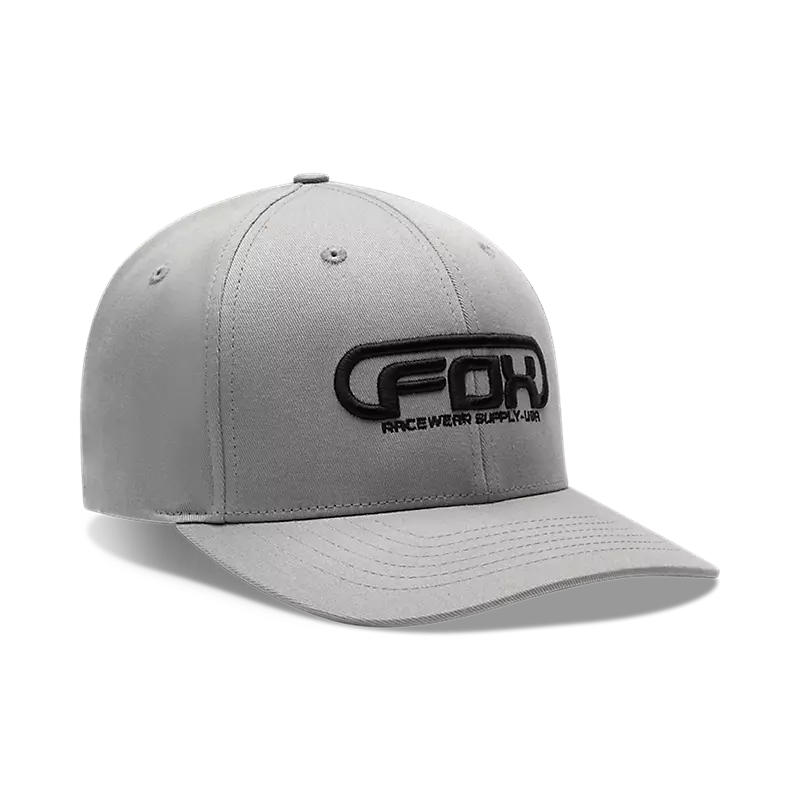 Fox Racing Global Flexfit Hat Steel Grey