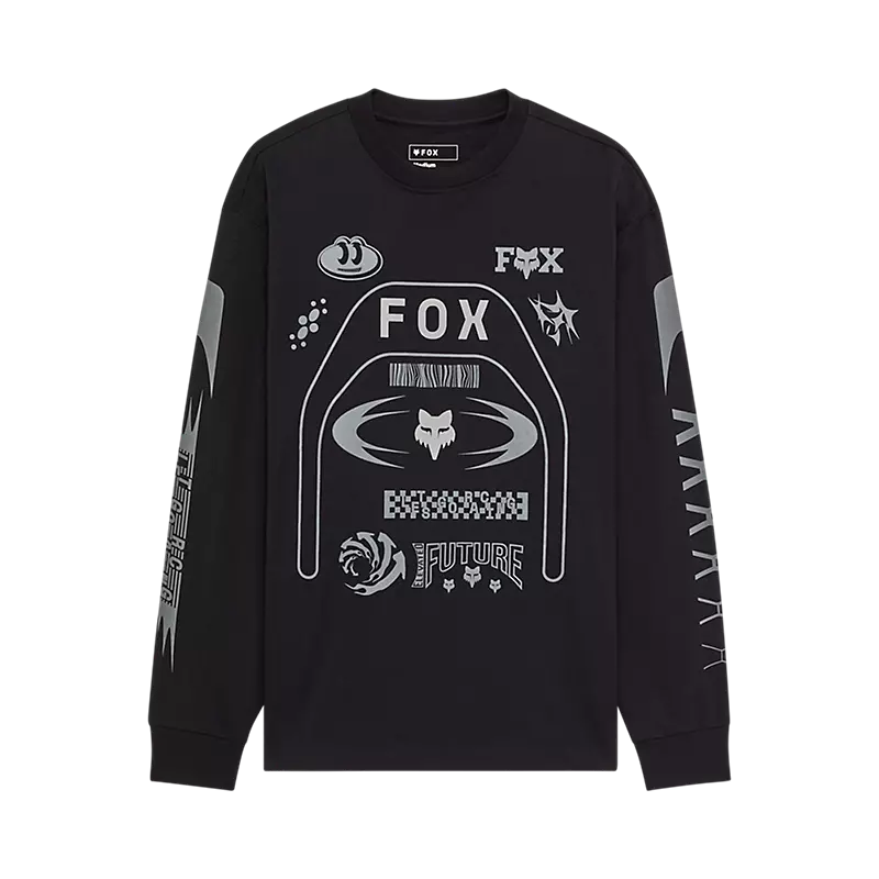 Fox Racing Image Cosmo Oversized Long Sleeve Tee Black