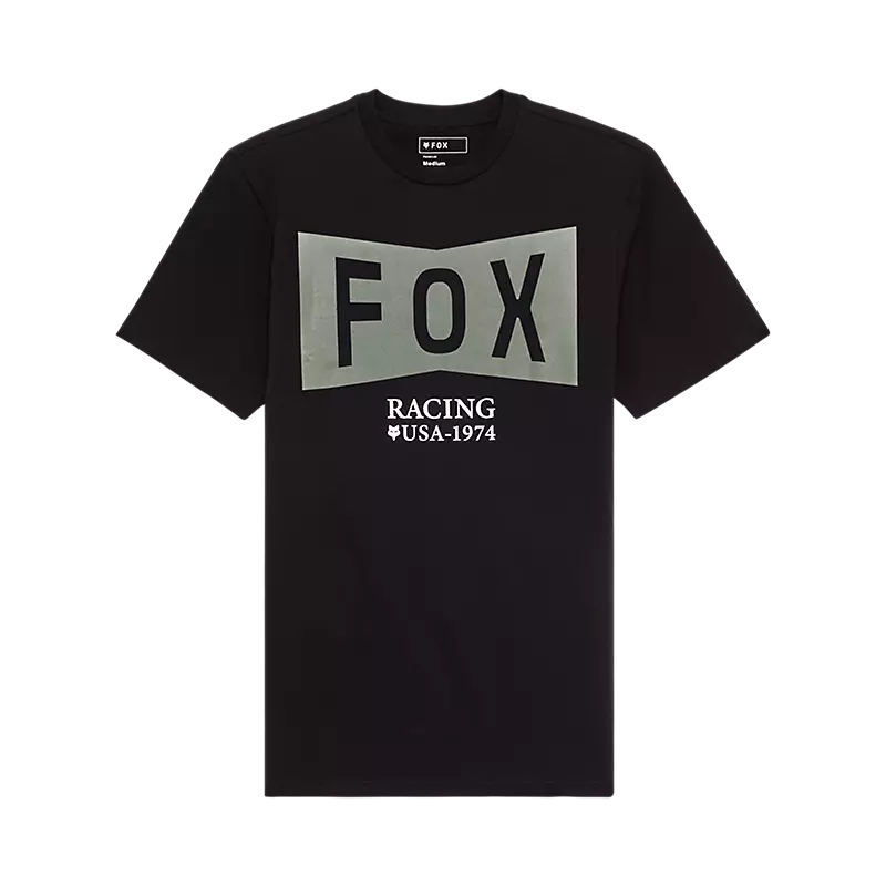 Fox Racing Typeface Premium Tee Black