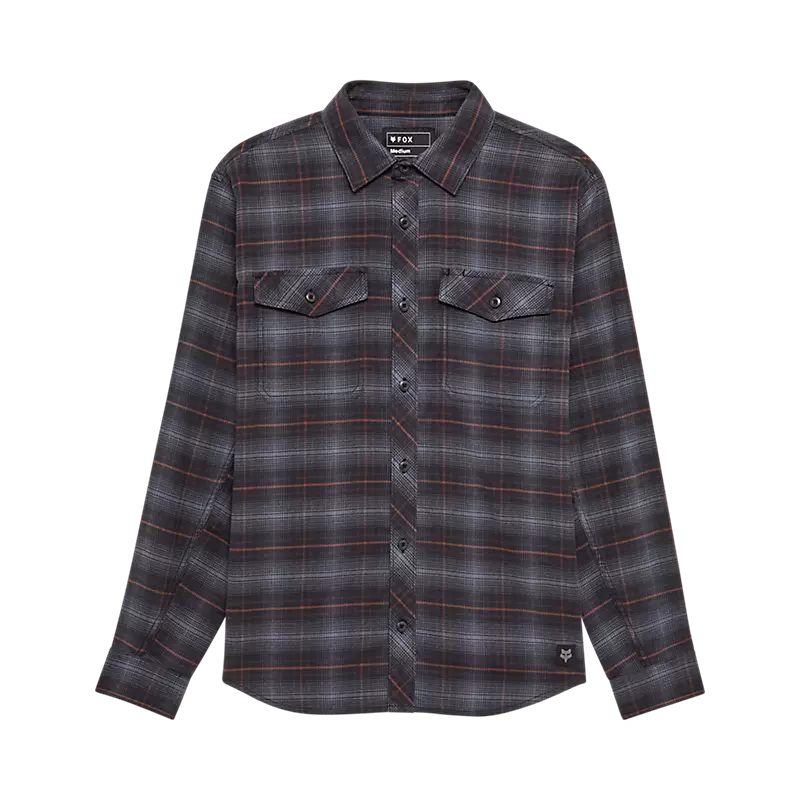 Fox Racing Survivalist Stretch Flannel Long Sleeve Shirt Black