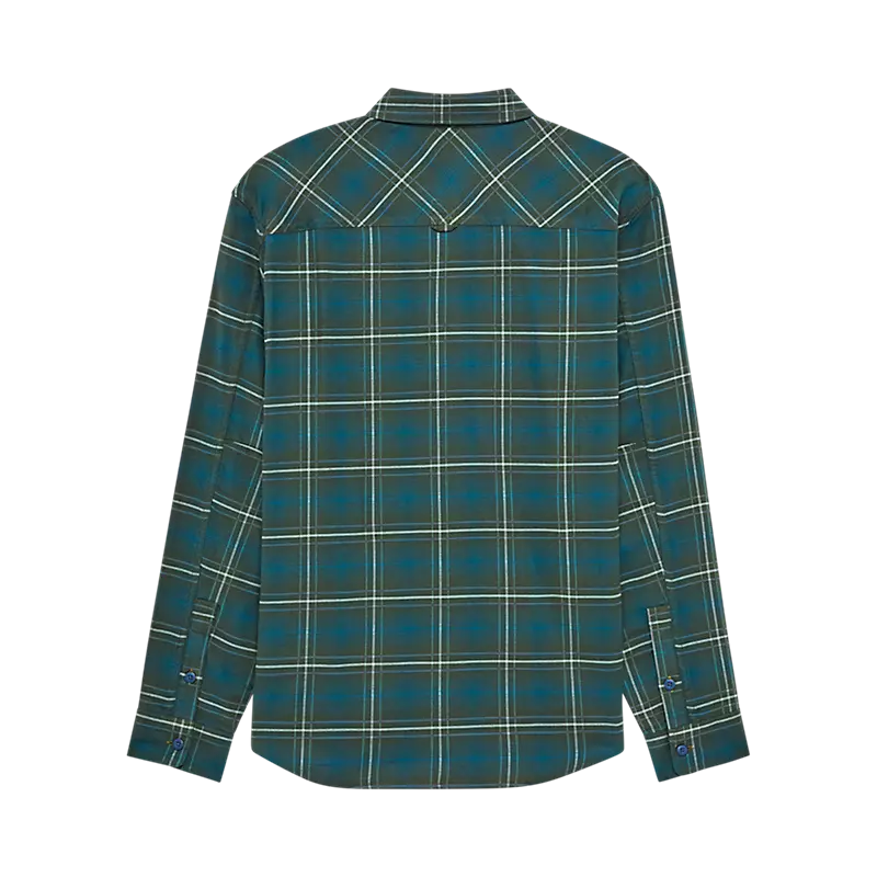 Fox Racing Survivalist Stretch Flannel Long Sleeve Shirt Dark Sage