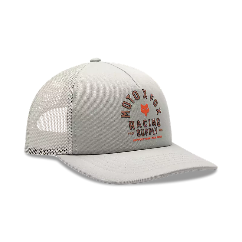 Fox Racing Women's Local Racer Trucker Hat Light Grey