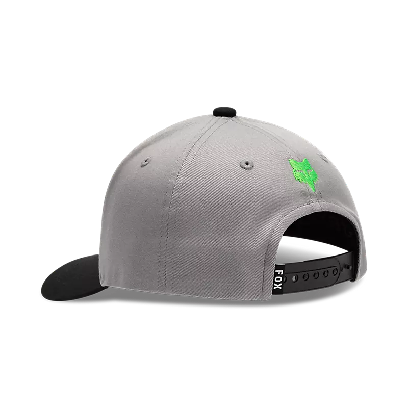 Fox Racing Youth Spire Snapback Hat Light Grey