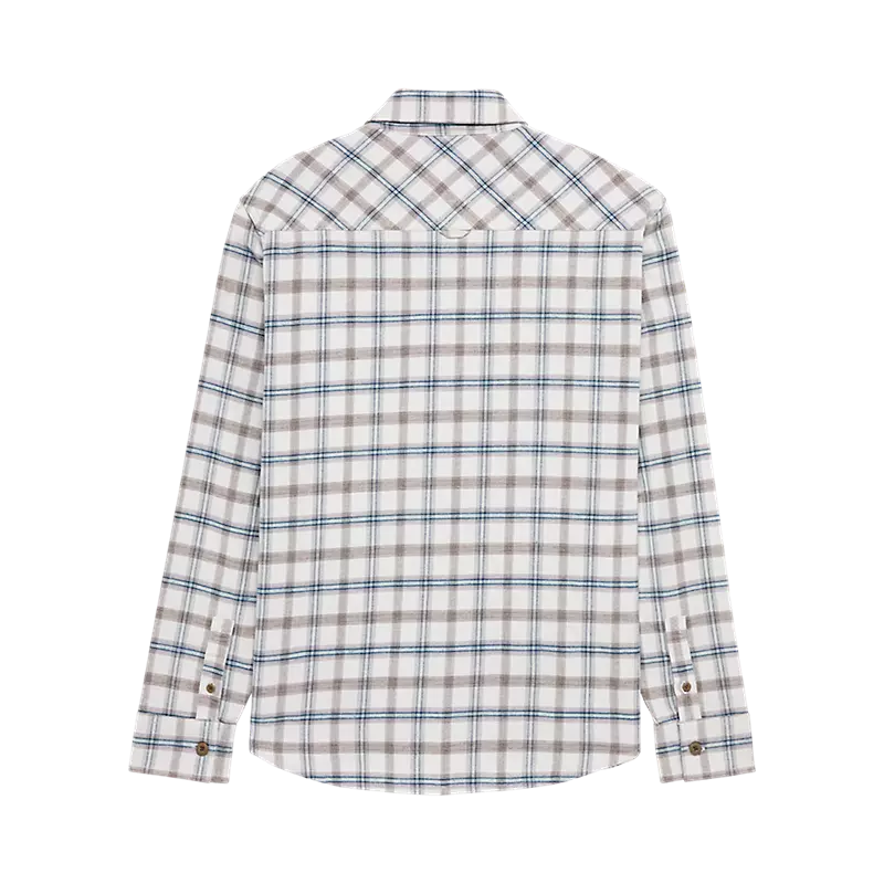 Fox Racing Women's Survivalist Core Flannel Long Sleeve Shirt Light Grey
