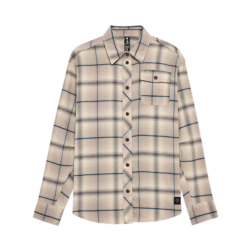 Fox Racing Women's Survivalist Stretch Flannel Long Sleeve Shirt Cream