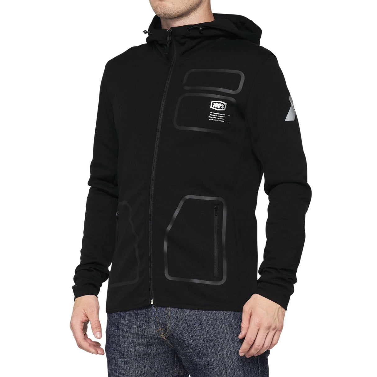 100% Viceroy Tech Zip Hoodie