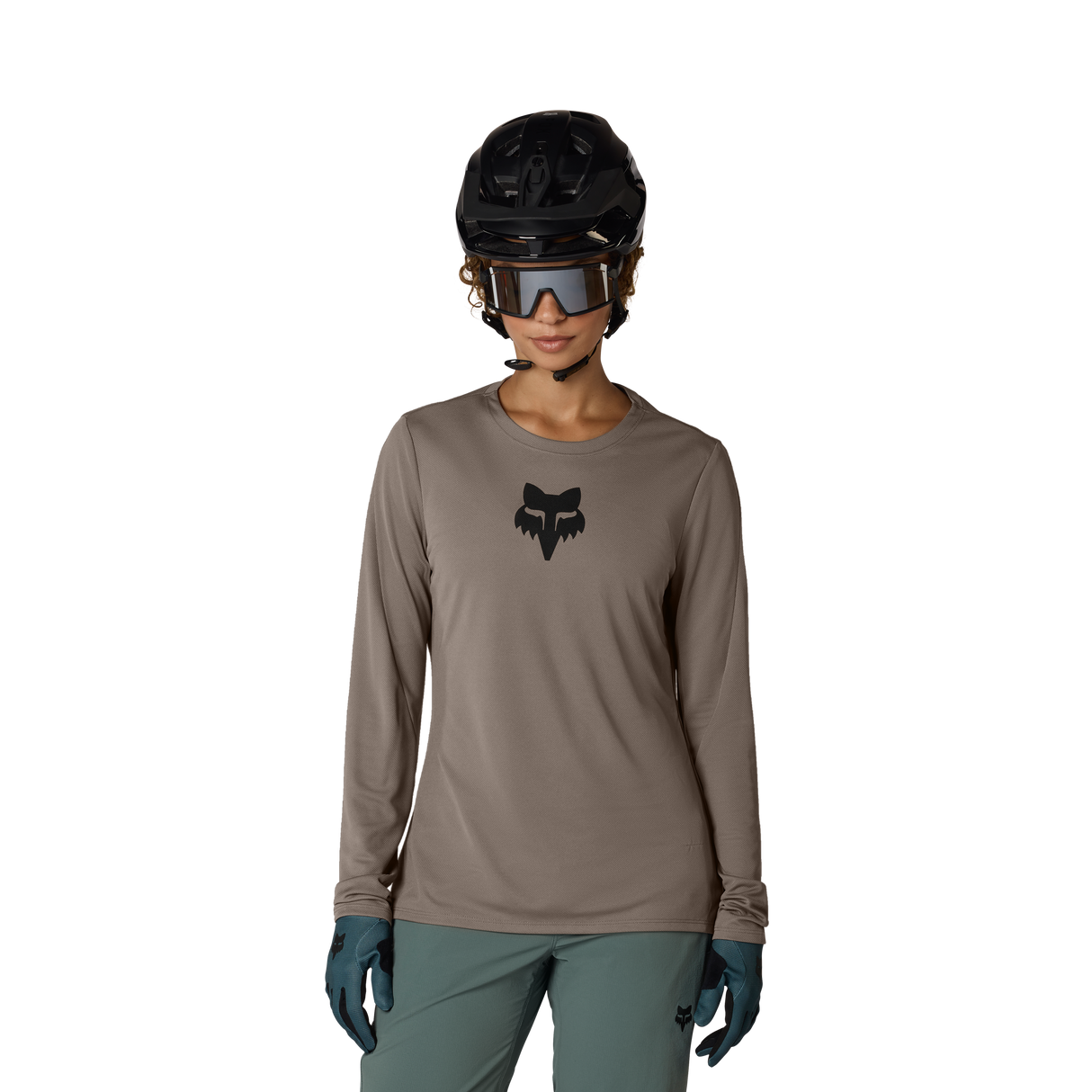 Fox Racing Women's Ranger Long Sleeve Jersey Head Nutmeg