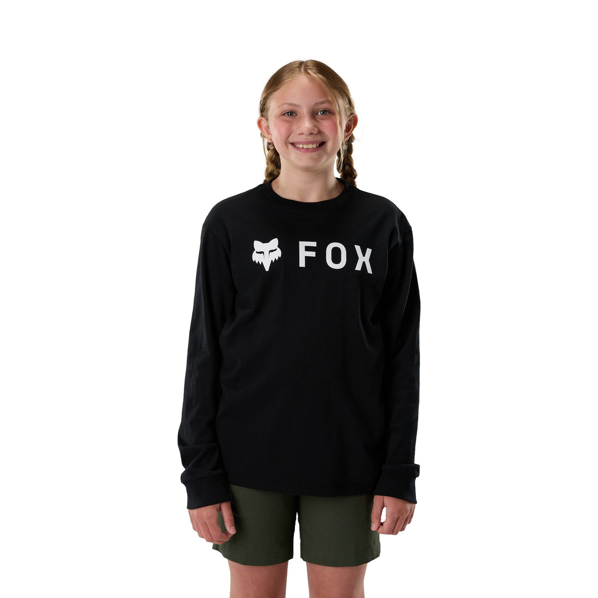 T-shirt à manches longues Fox Racing Youth Absolute noir ultra