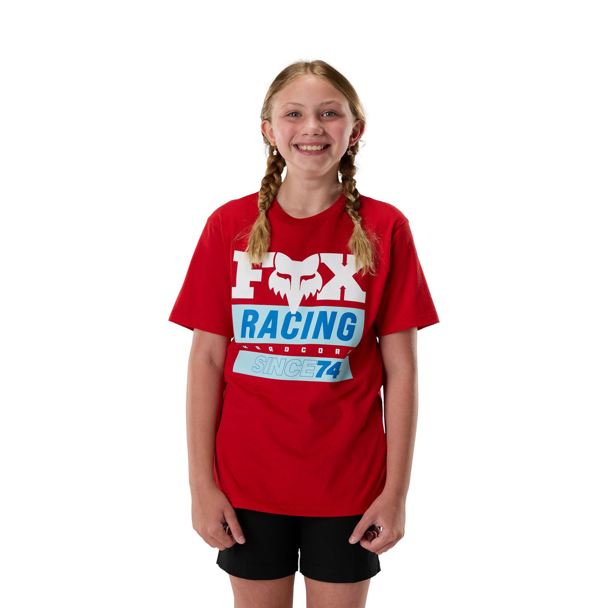 Fox Racing Youth Since 74 Short Sleeve Tee Tibetan Red
