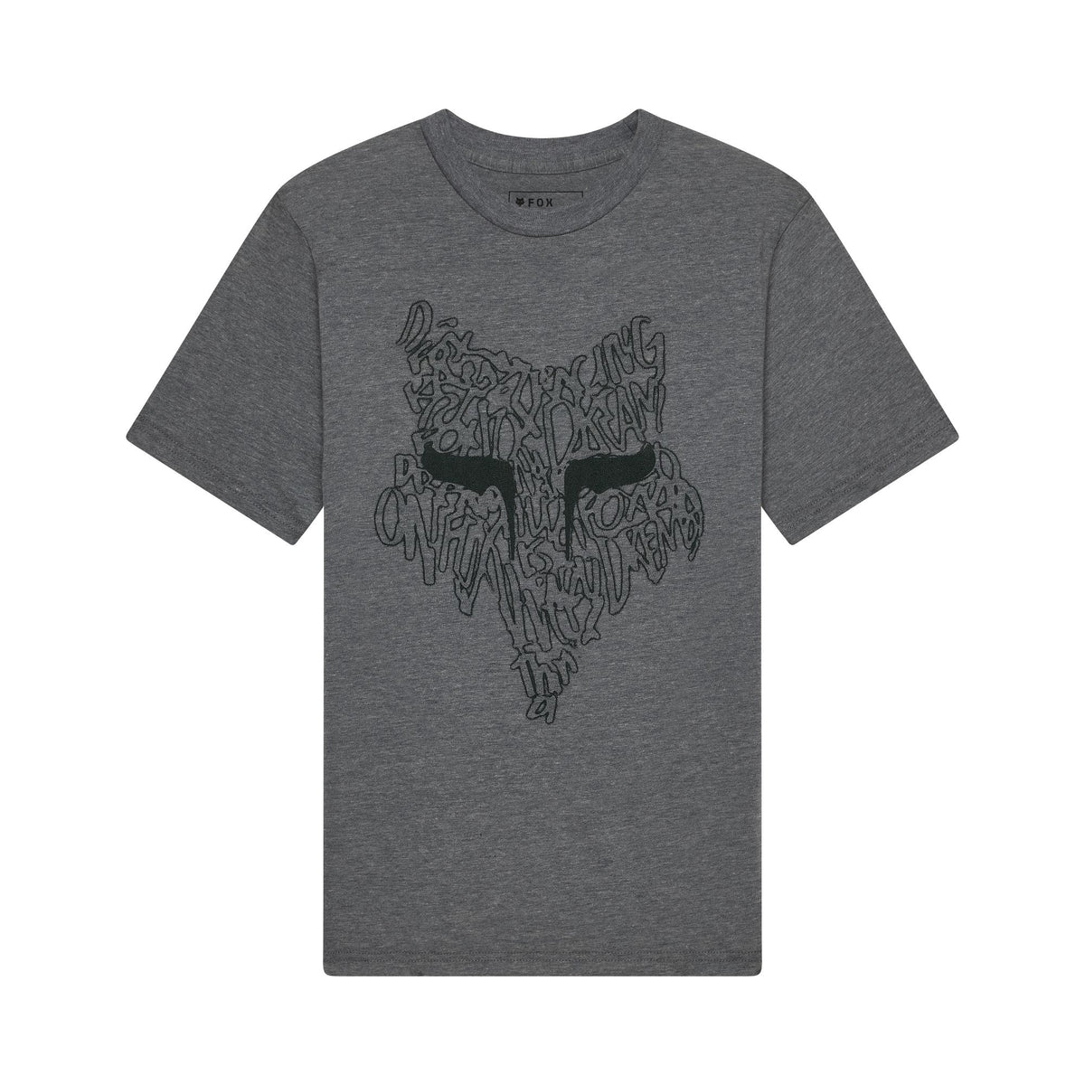 Fox Racing Youth Slowburn Kurzarm-T-Shirt Anthrazit meliert