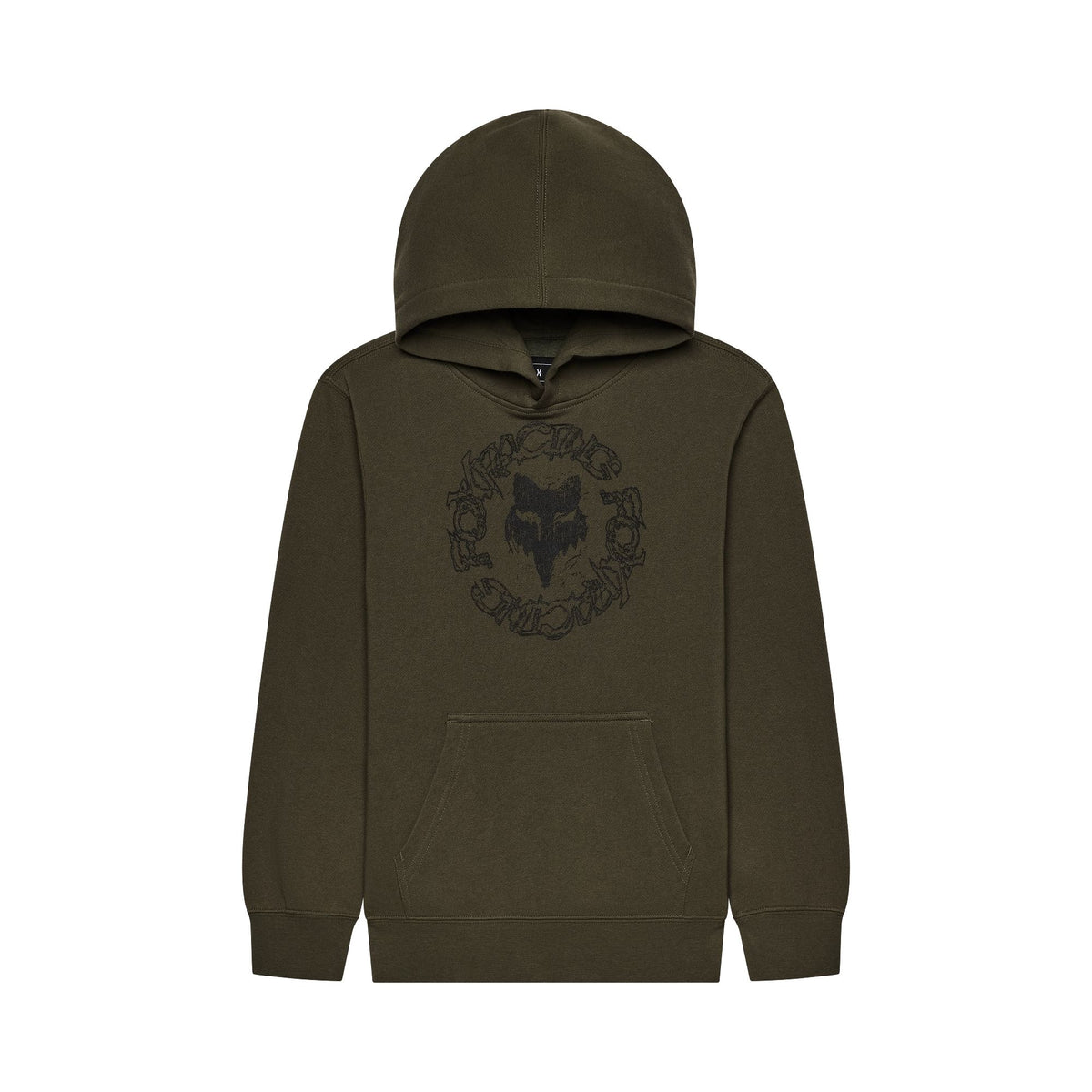Sudadera con capucha polar para jóvenes Slowburn de Fox Racing, verde oliva
