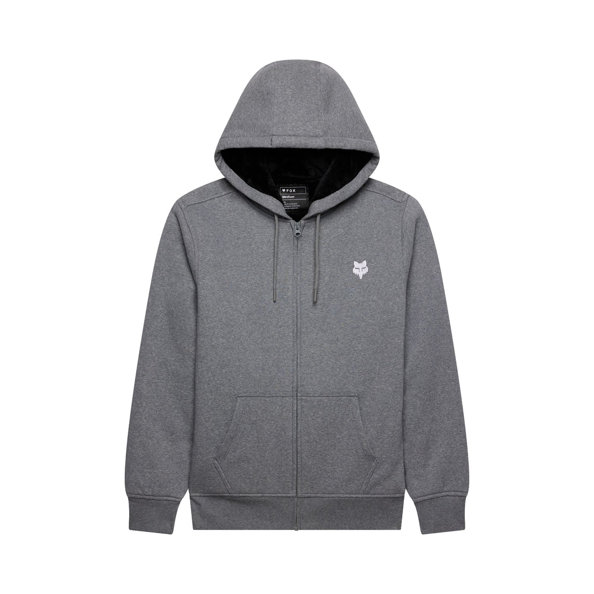 Sudadera polar con cremallera Fox Head Sasquatch de Fox Racing gris grafito jaspeado
