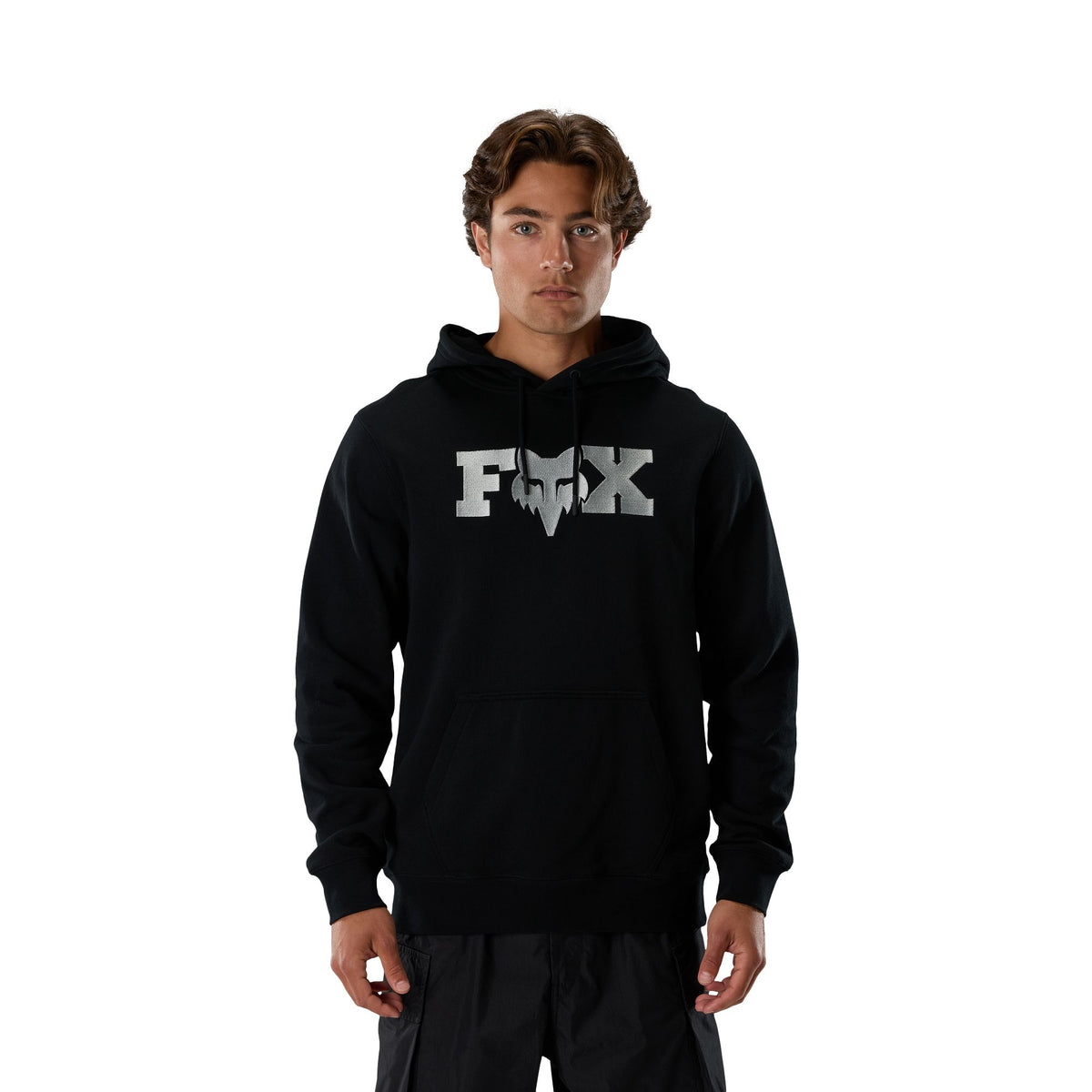 Fox Racing Fox Head X Fleece-Pullover, Schwarz