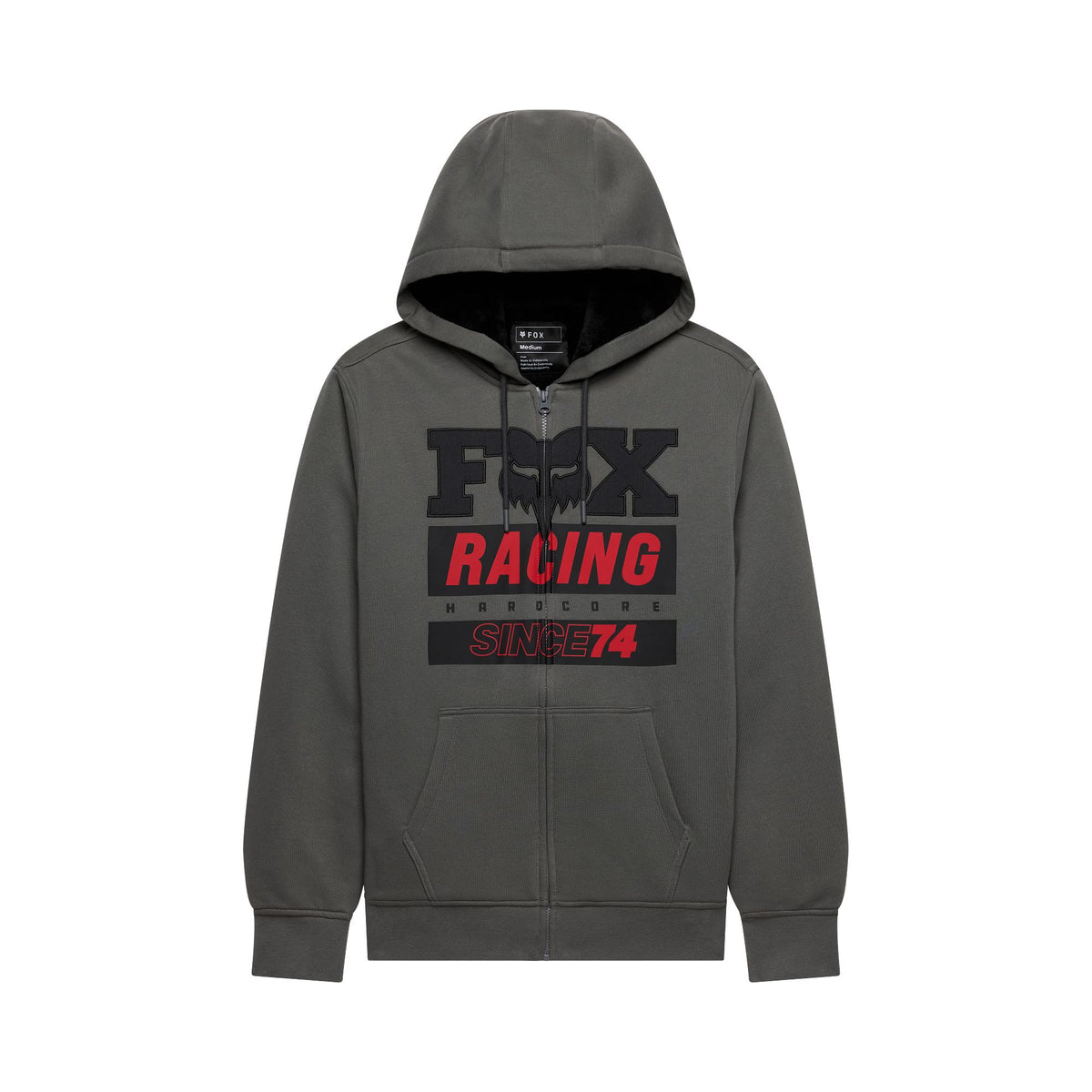 Fox Racing Since 74 Sasquatch Fleece-Zip-up Dunkelschatten
