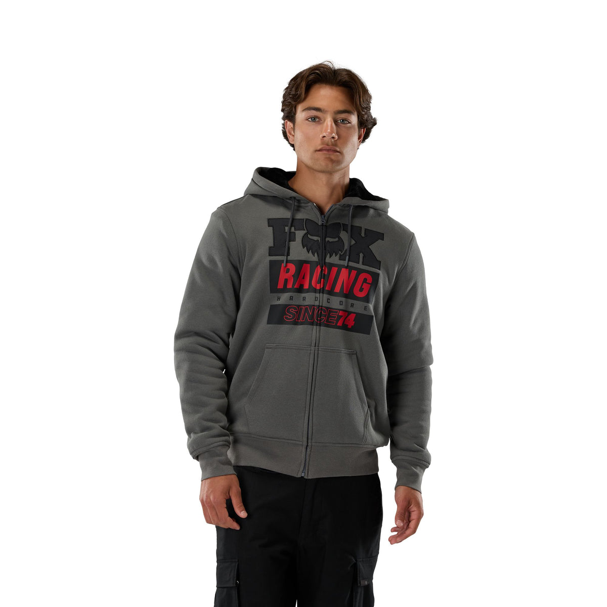 Fox Racing Since 74 Sasquatch Fleece-Zip-up Dunkelschatten