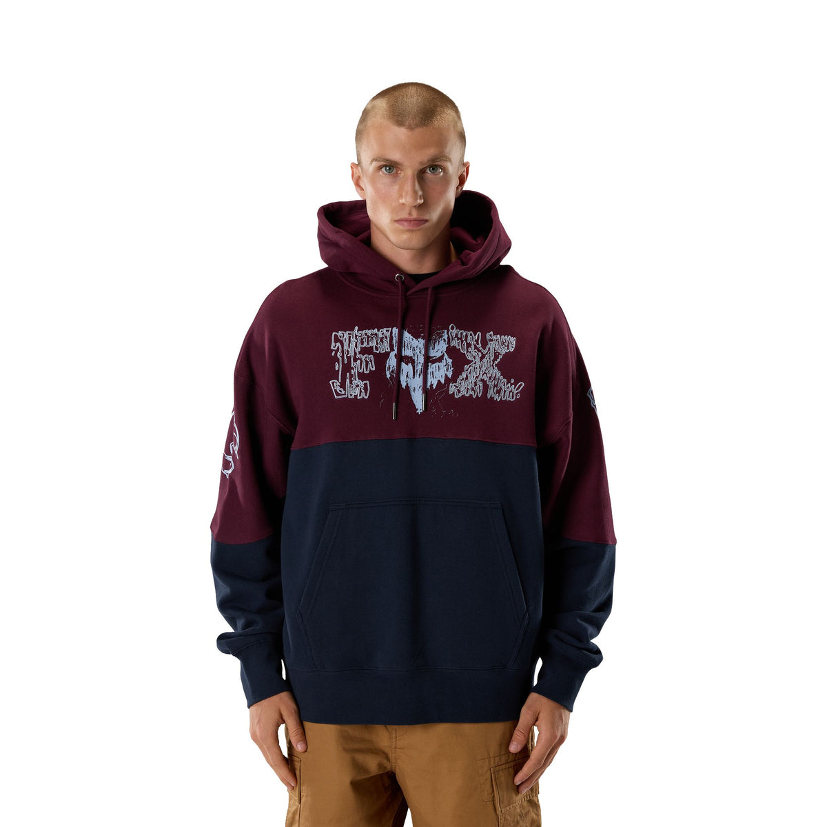 Fox Racing Abyss Fleece-Pullover, Dunkelmaroon