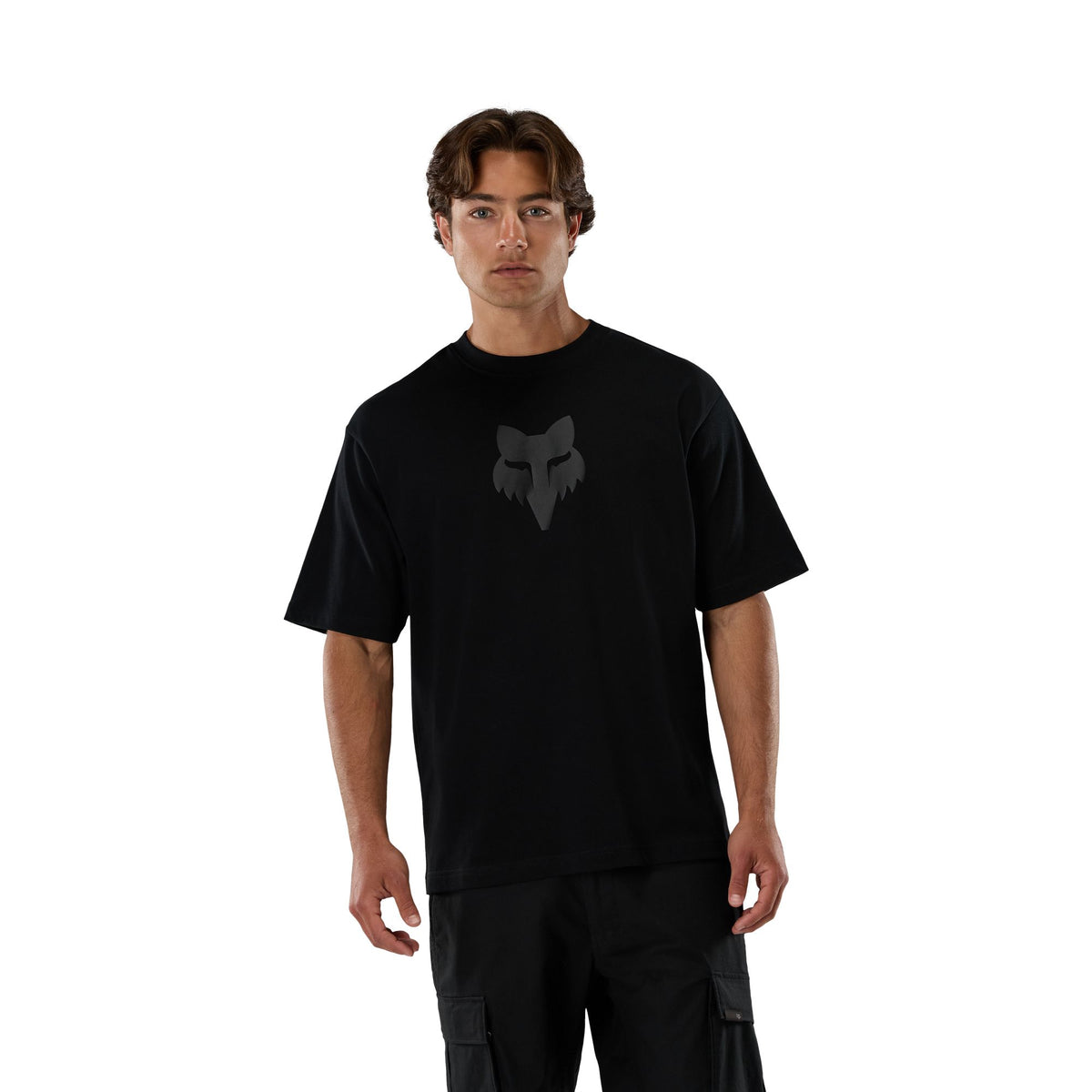 Fox Racing Fox Head Heavyweight T-Shirt mit kurzen Ärmeln Schwarz