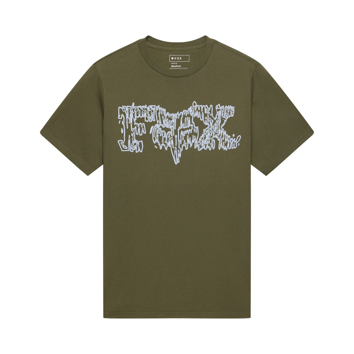 Fox Racing Dustproof 195 Original T-shirt met korte mouwen Olijfgroen