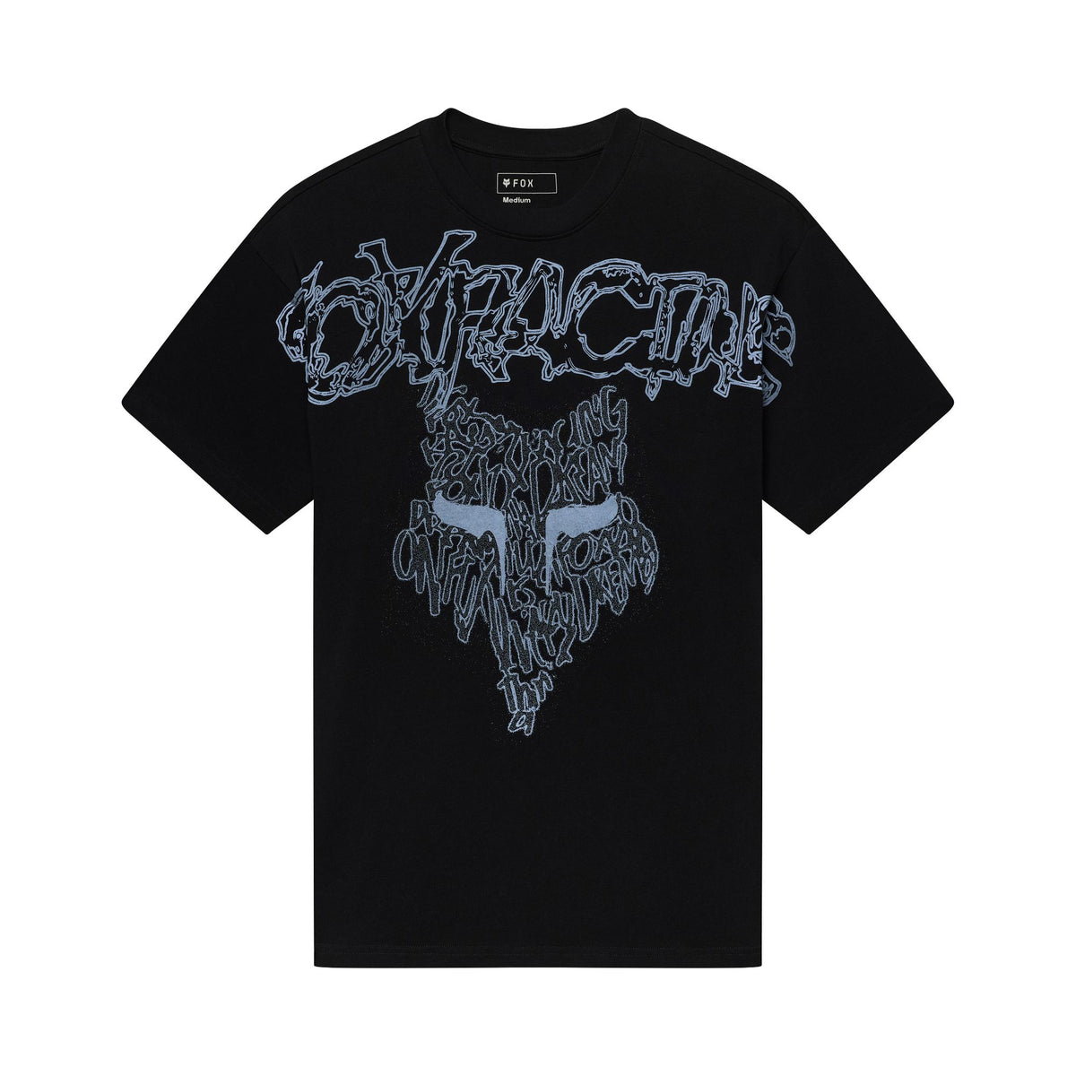 Camiseta de manga corta Fox Racing Abyss Heavyweight Black