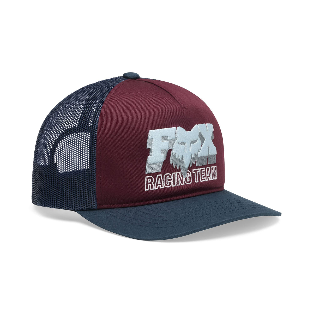 Casquette Snapback Fox Racing Coldpress bordeaux foncé