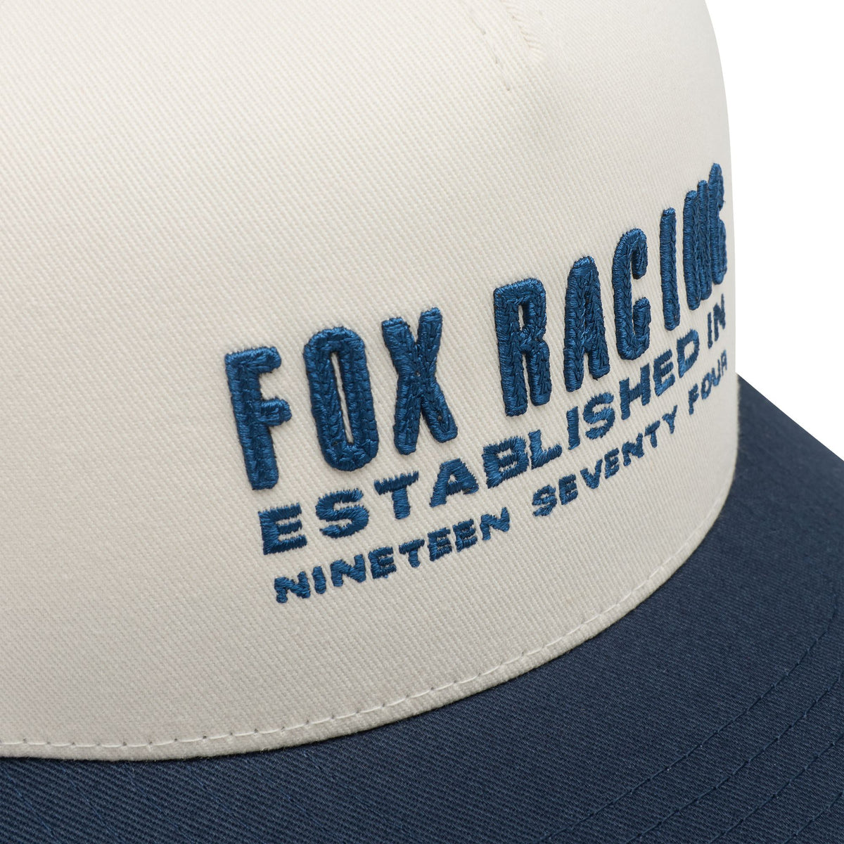 Casquette snapback Fox Racing Warped blanc nacré