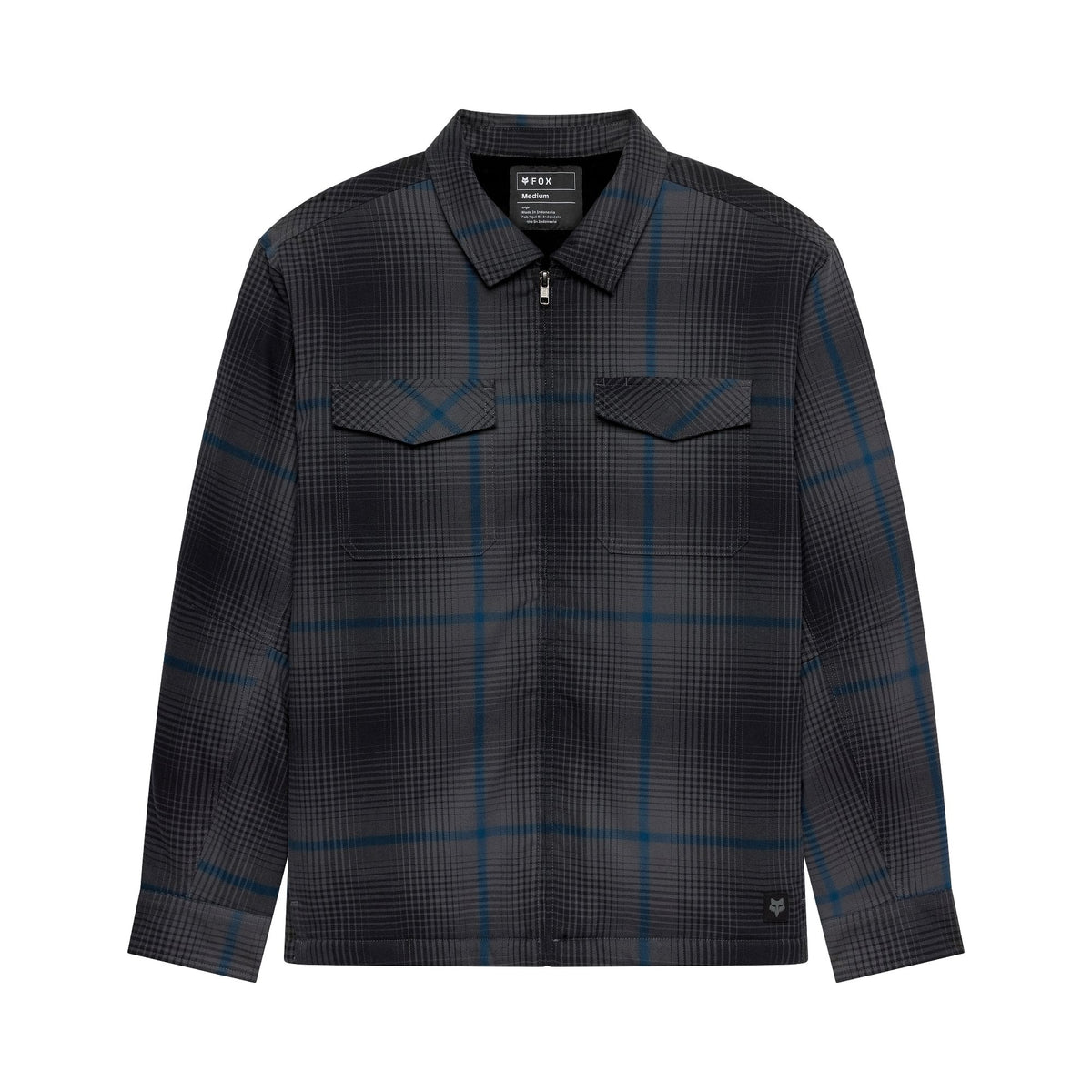 Fox Racing Survivalist Fire Sasquatch-shirt met lange mouwen, donkere schaduw