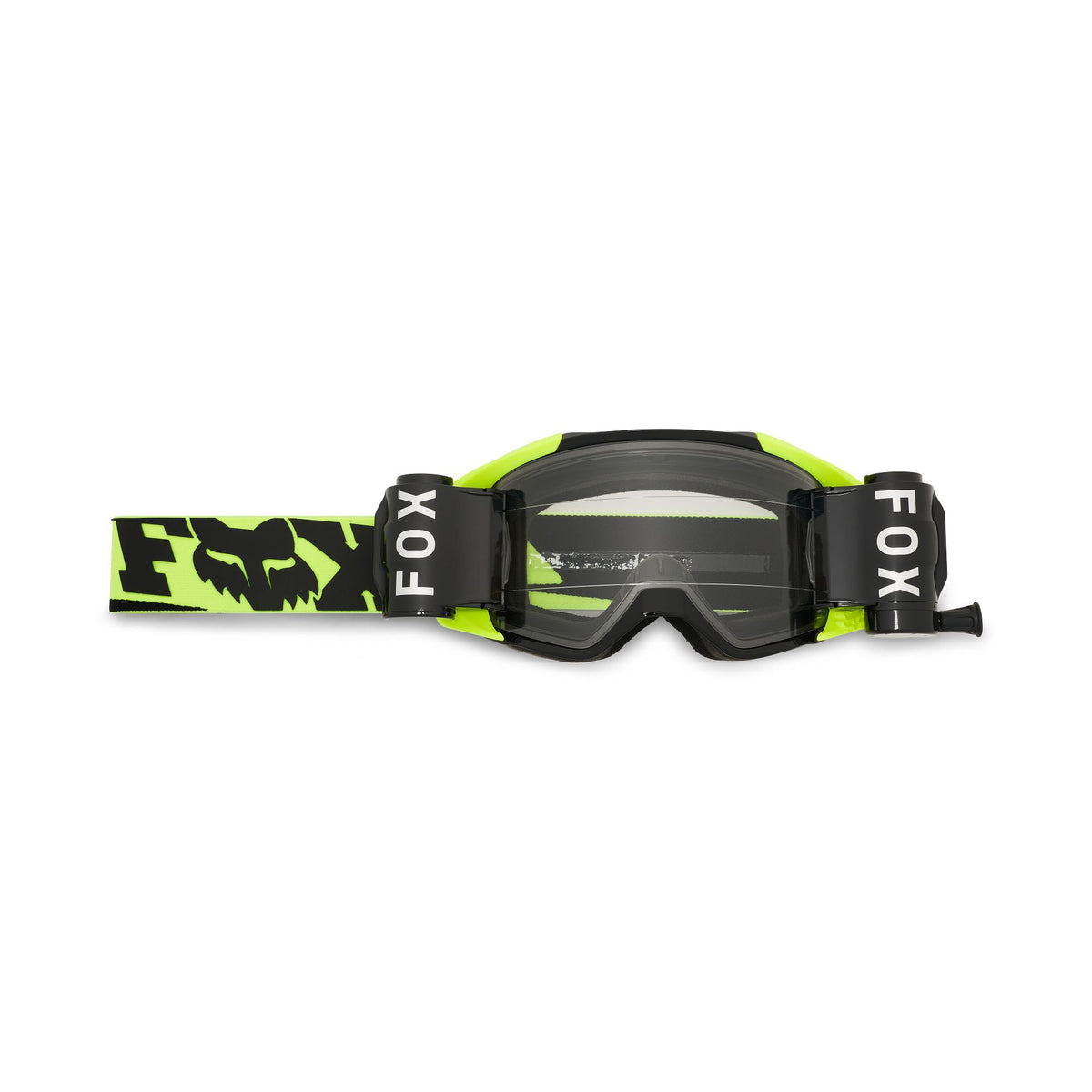 Maschera Fox Racing Vue Roll-Off giallo alta visibilità