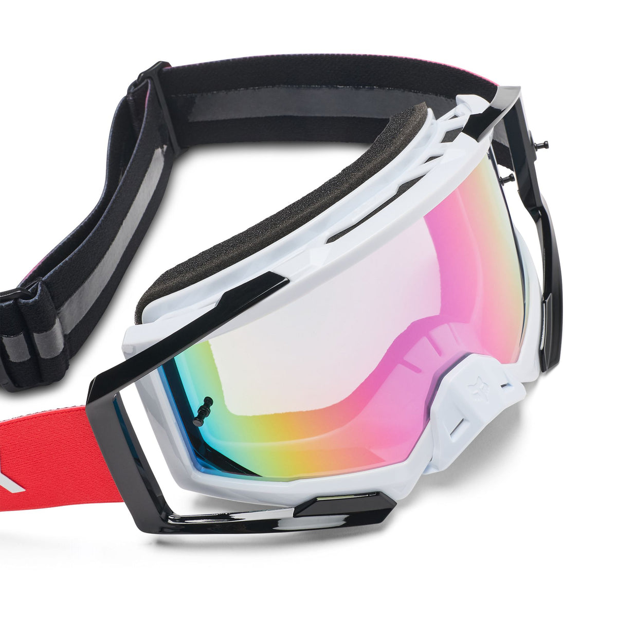 Maschera Fox Racing Airspace Clutch Rosa neon