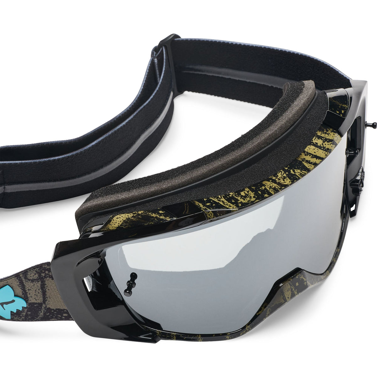 Maschera Fox Racing Vue Apex nera brillante