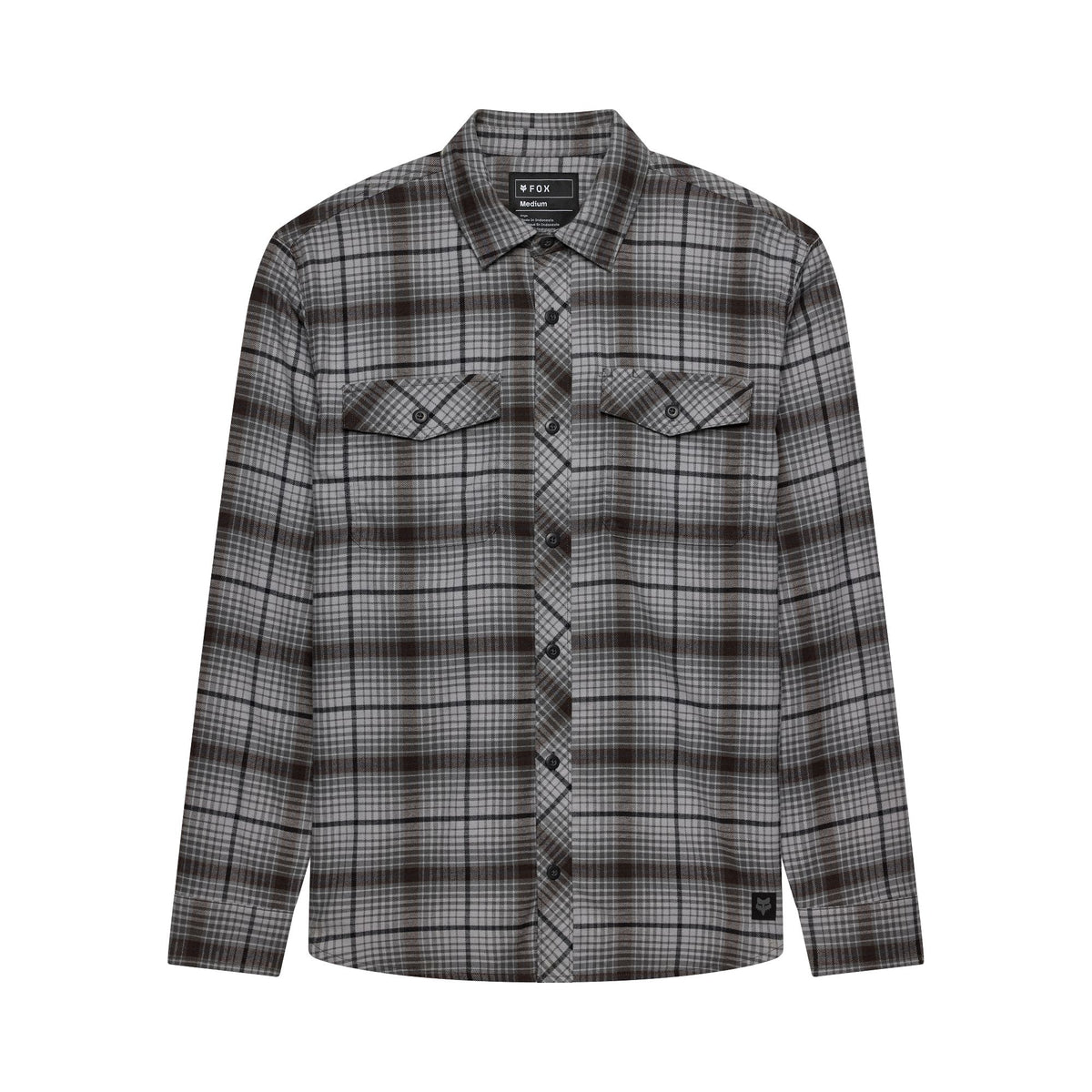 Fox Racing Survivalist Core Flannel Long Sleeve Steel Grey