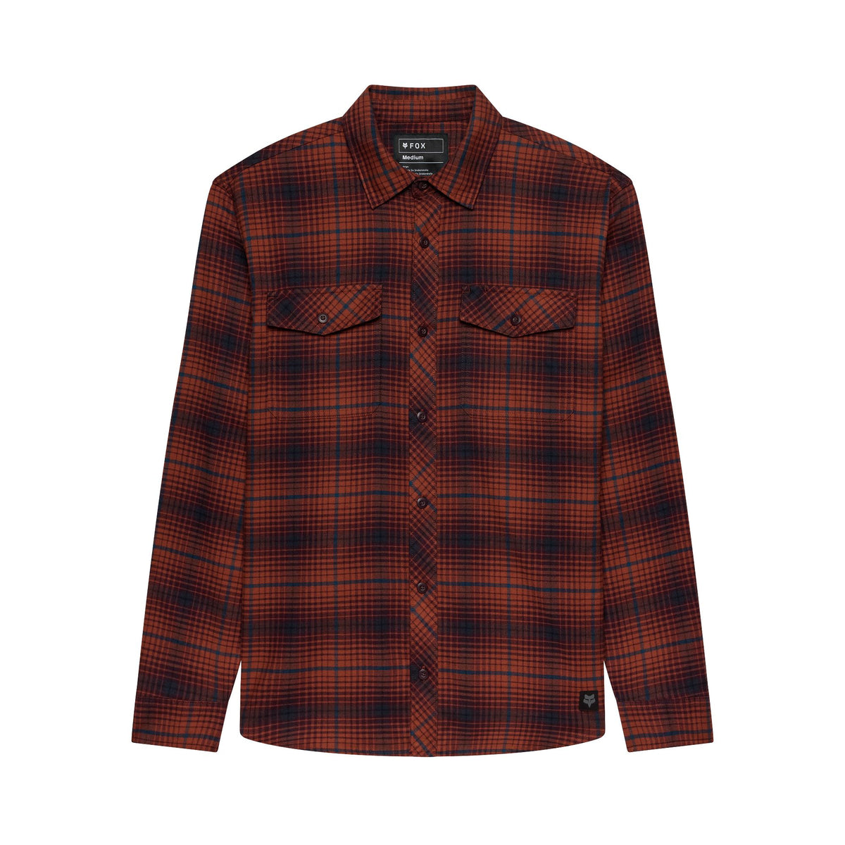 Fox Racing Survivalist Core Flannel Long Sleeve Amber Scarlet