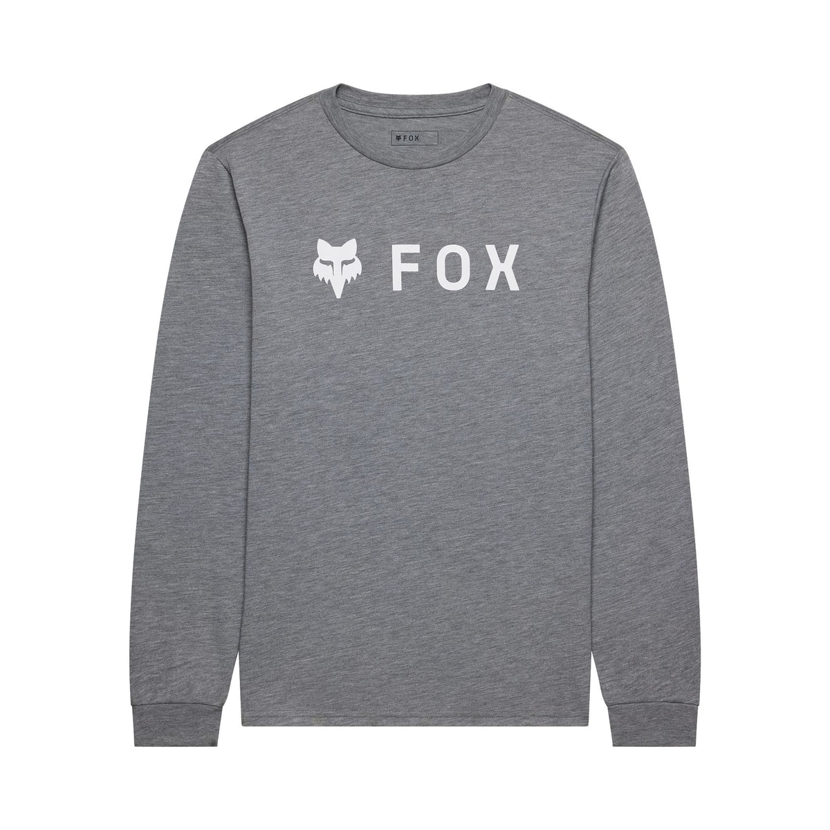 T-shirt à manches longues Absolute Original Dri-Release Fox Racing gris graphite chiné