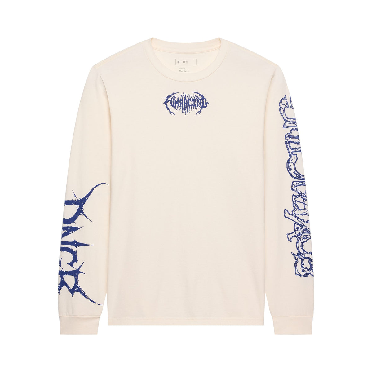 Fox Racing Dngr 195 Original camiseta de manga larga blanquecina