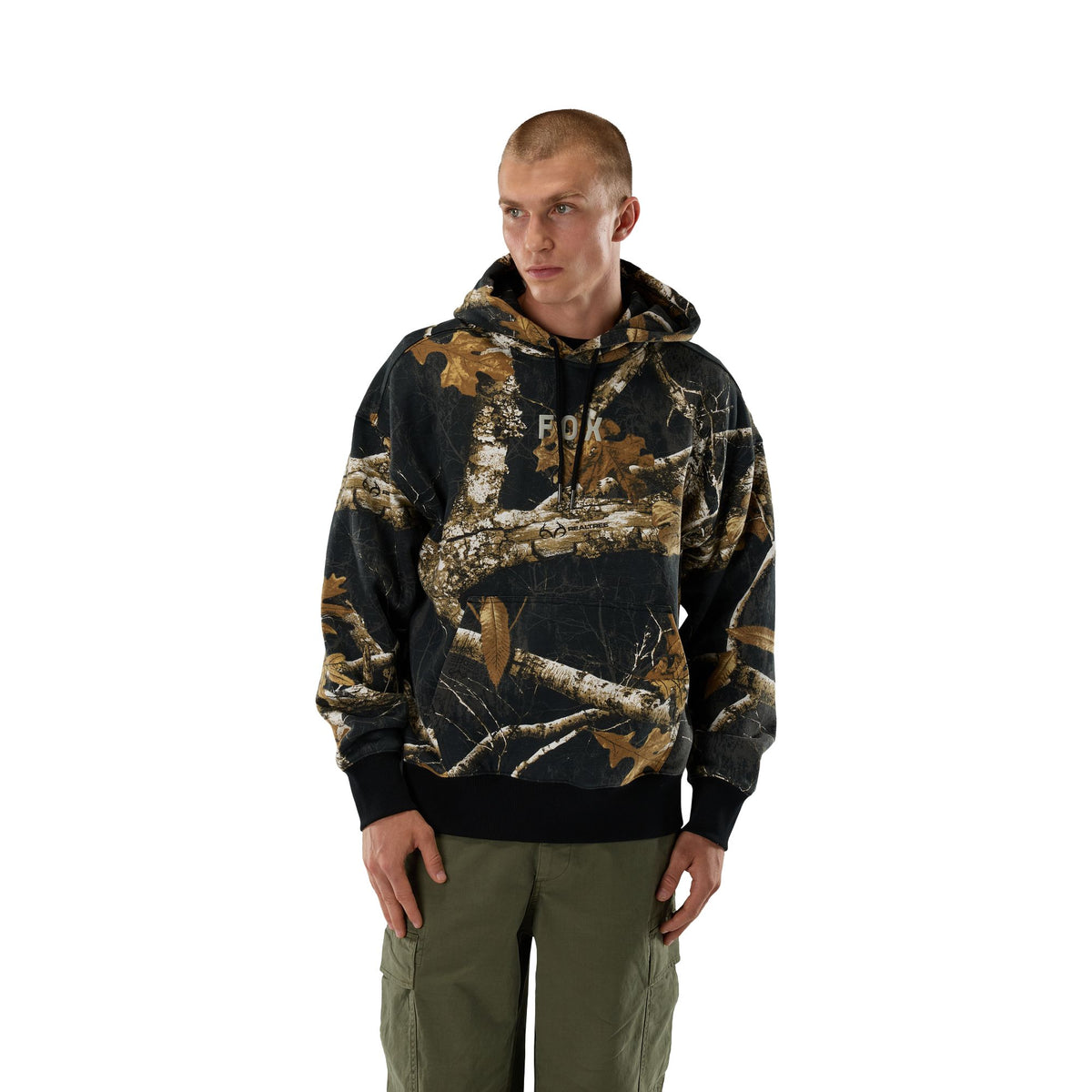 Pullover in pile Fox Realtree Fox Racing nero/multicolore