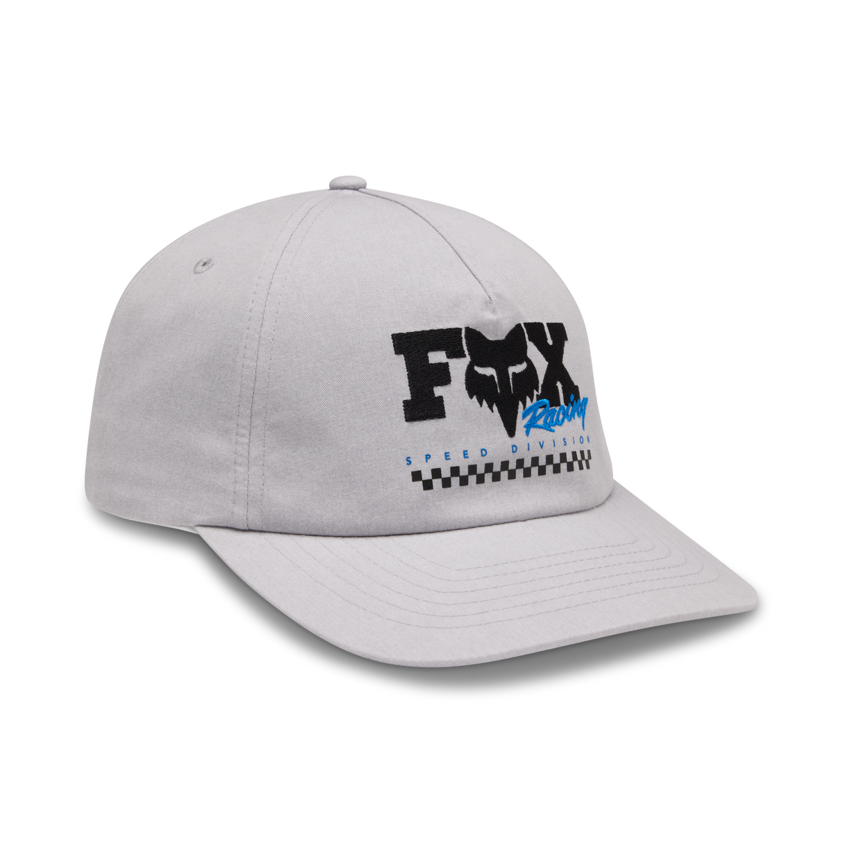 Fox Racing Womens Checker Adustable Hat Light Grey