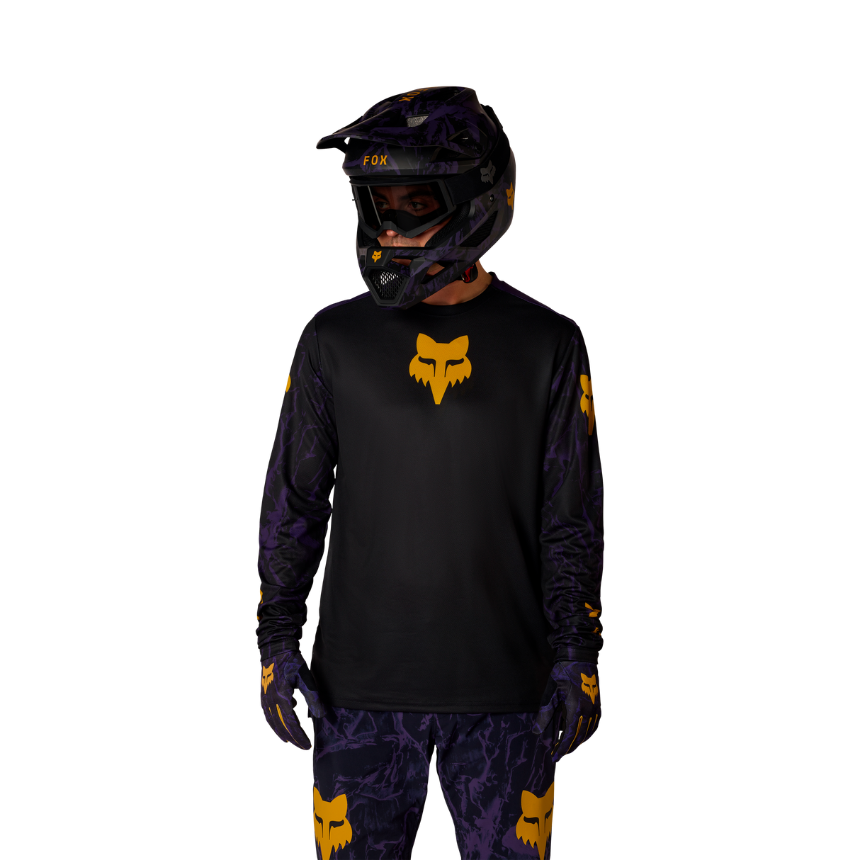 Fox Racing Ranger lange mouwen jersey met afbeelding print pruim