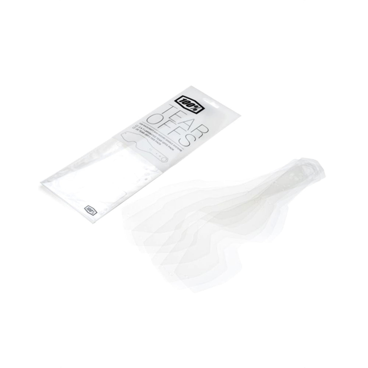 100% Racecraft / Accuri / Strata Standard Tear-Offs - 20 Pack