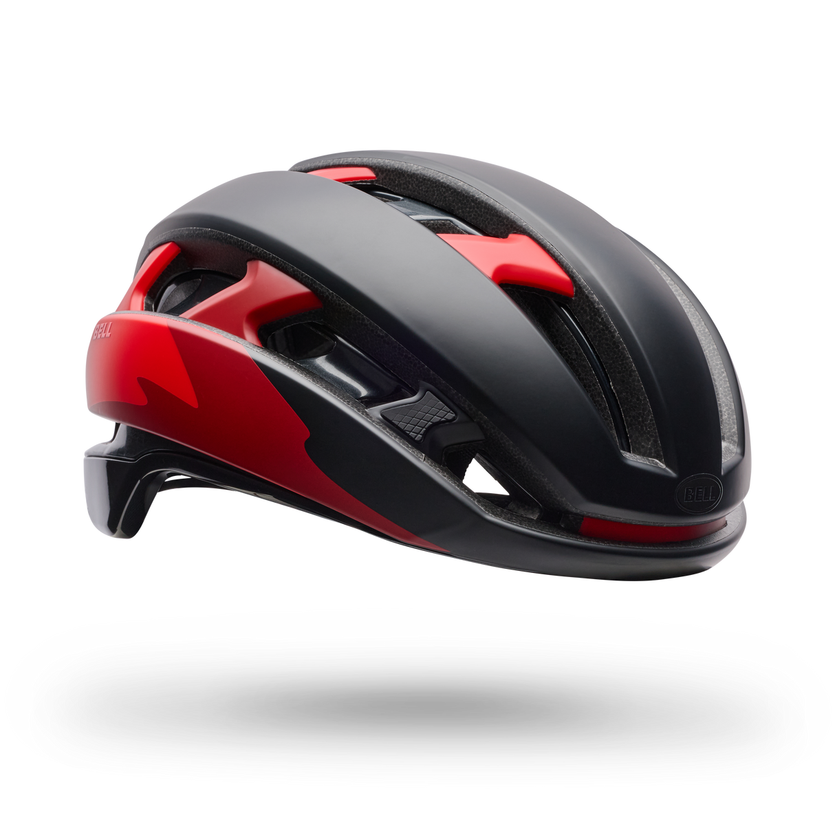 Bell XR Sferische Vloeistof Zwart/Rood Racefietshelm
