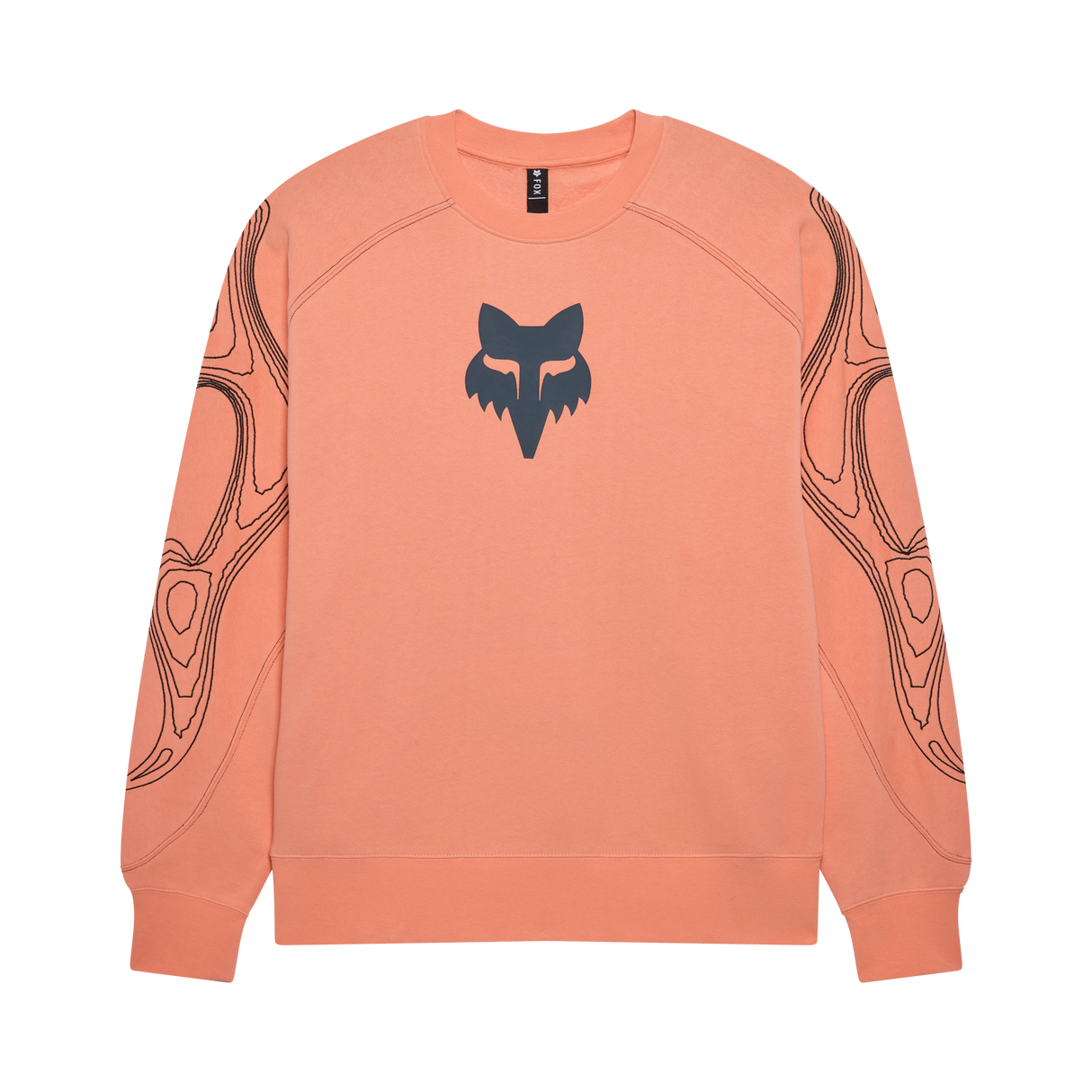 Sudadera Fox Racing Vision Crew color durazno