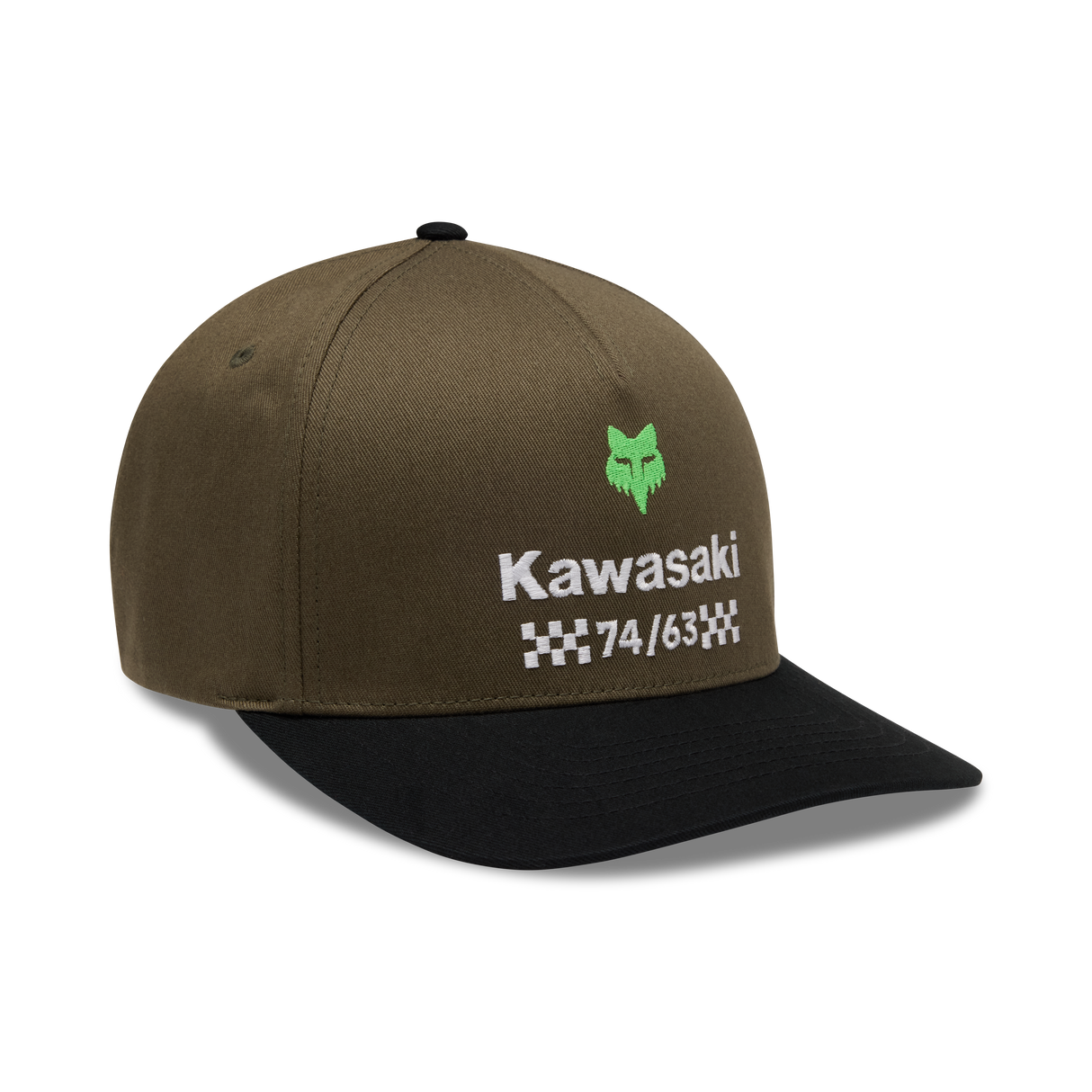 Fox Racing Kawi Flexfit Hat Olive Green