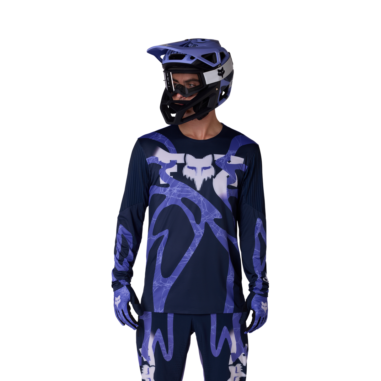 Fox Racing Flexair Long Sleeve Jersey Diffuse Special Edition Blueberry