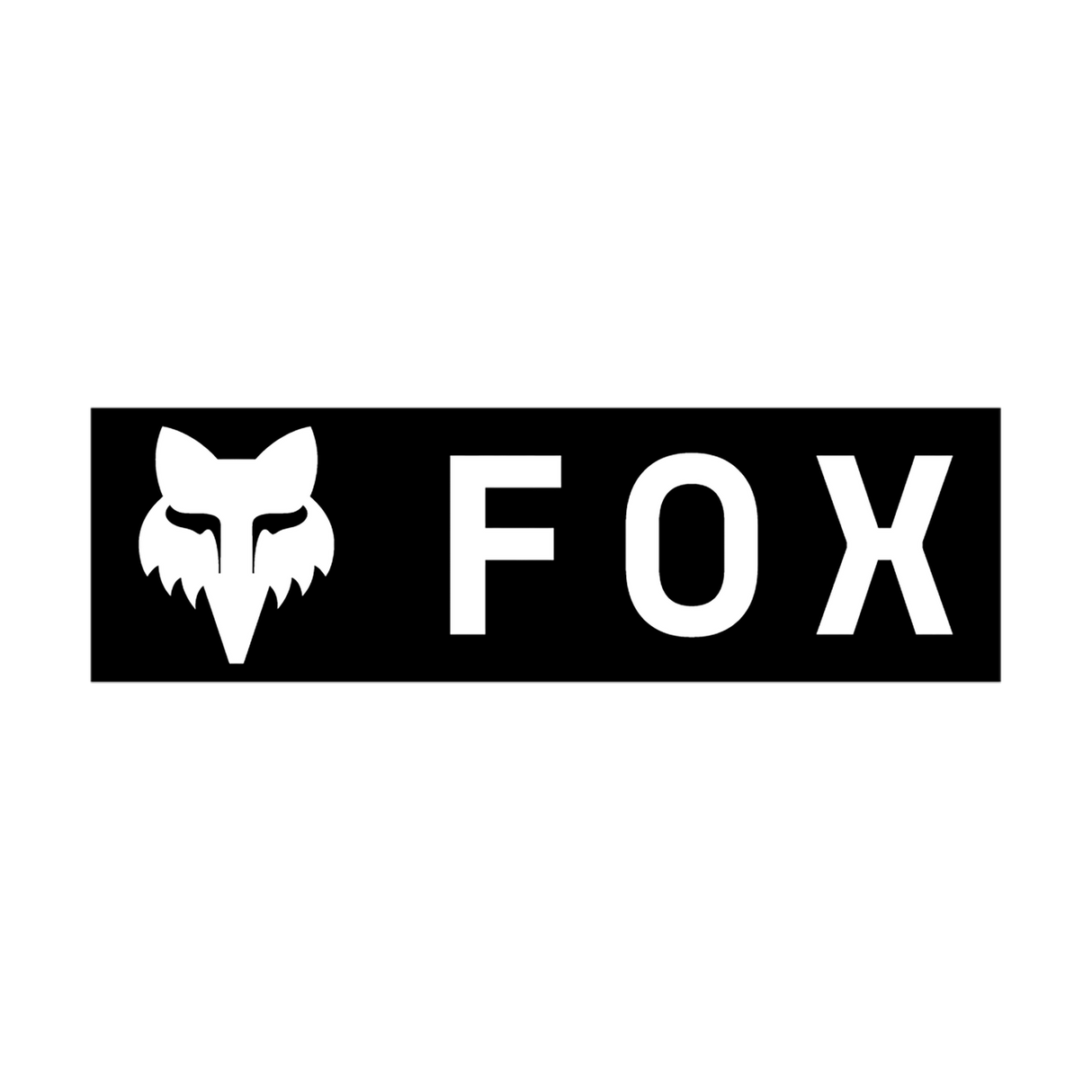 Fox Racing Corporate Logo 3" Sticker Black