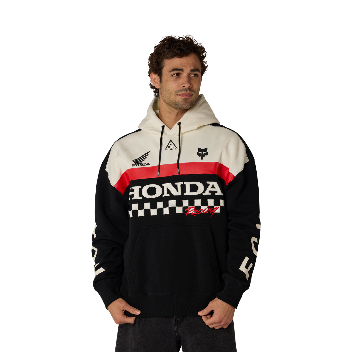 Fox Racing Honda Heavyweight Pullover Hoodie Zwart